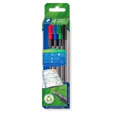 ESTUCHE ROTULADOR TRIPLUS FINELINER 334 ECO EDITION. 4 UNIDADES COLORES SURTIDOS STAEDTLER 334 RC4 (Espera 4 dias)